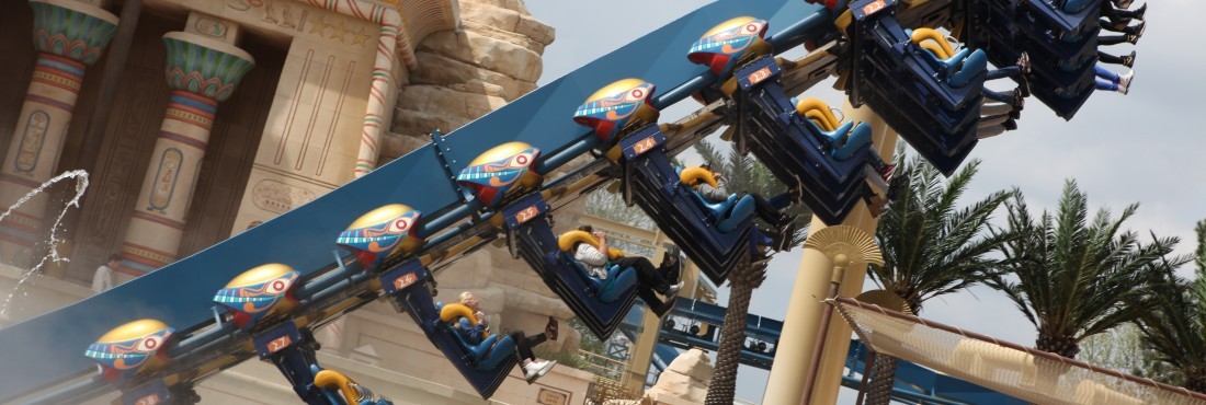 Attraction au parc Astérix